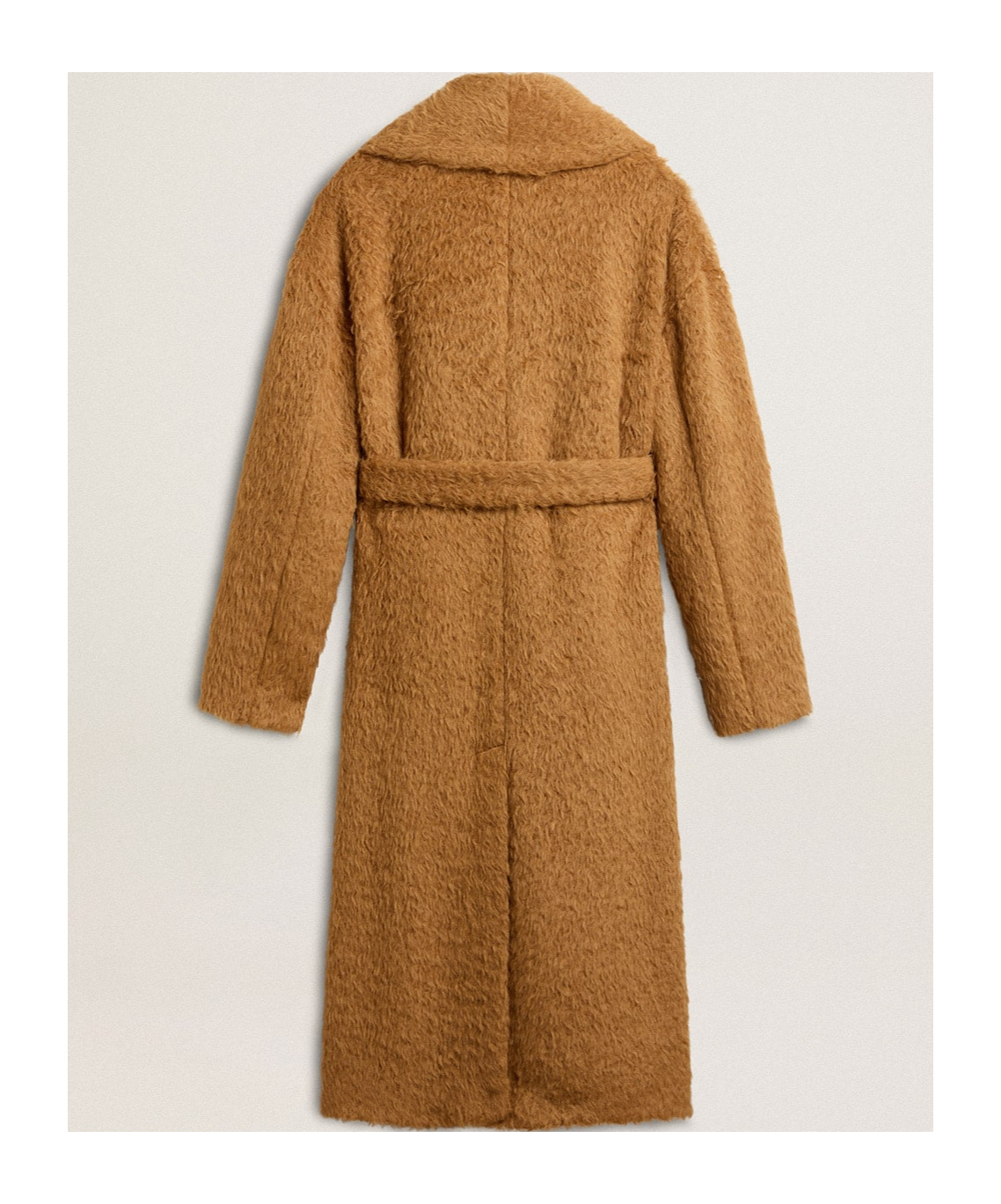 Golden Goose Belted Over Coat In Brown
