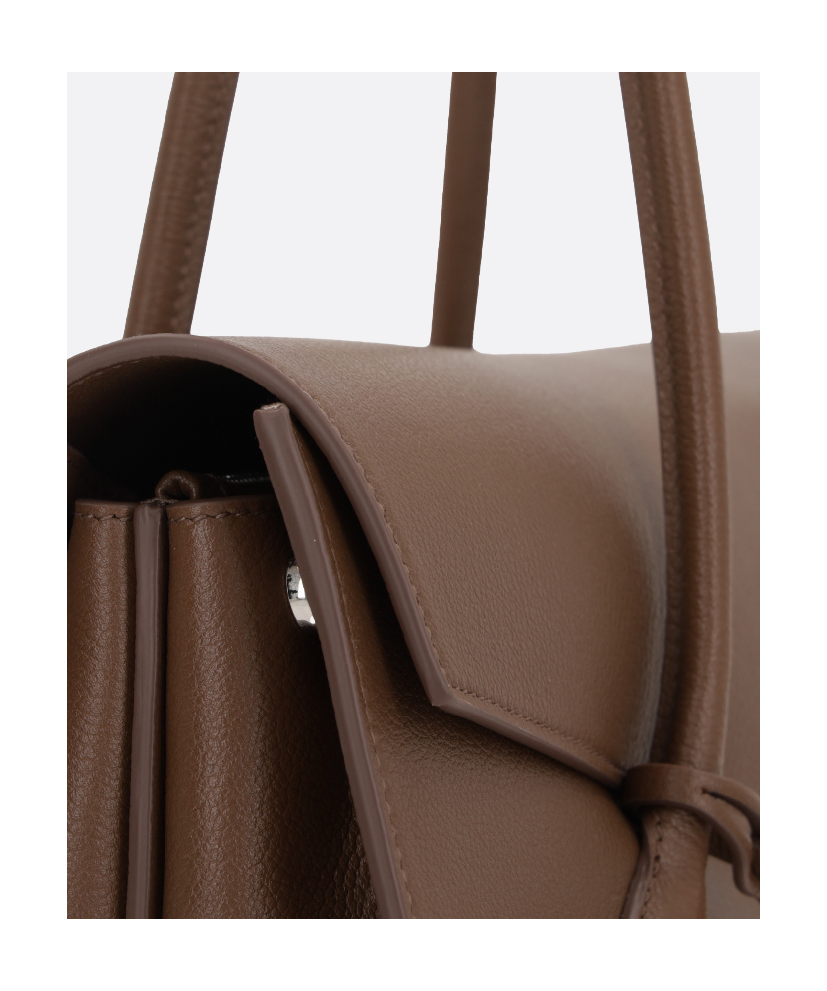 Alaïa Le Teckel Flap Tote Bag In Brown