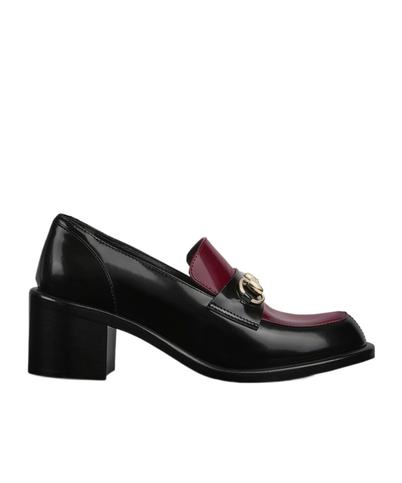 Gucci Women's Heeled Loafer With Horsebit In Multi