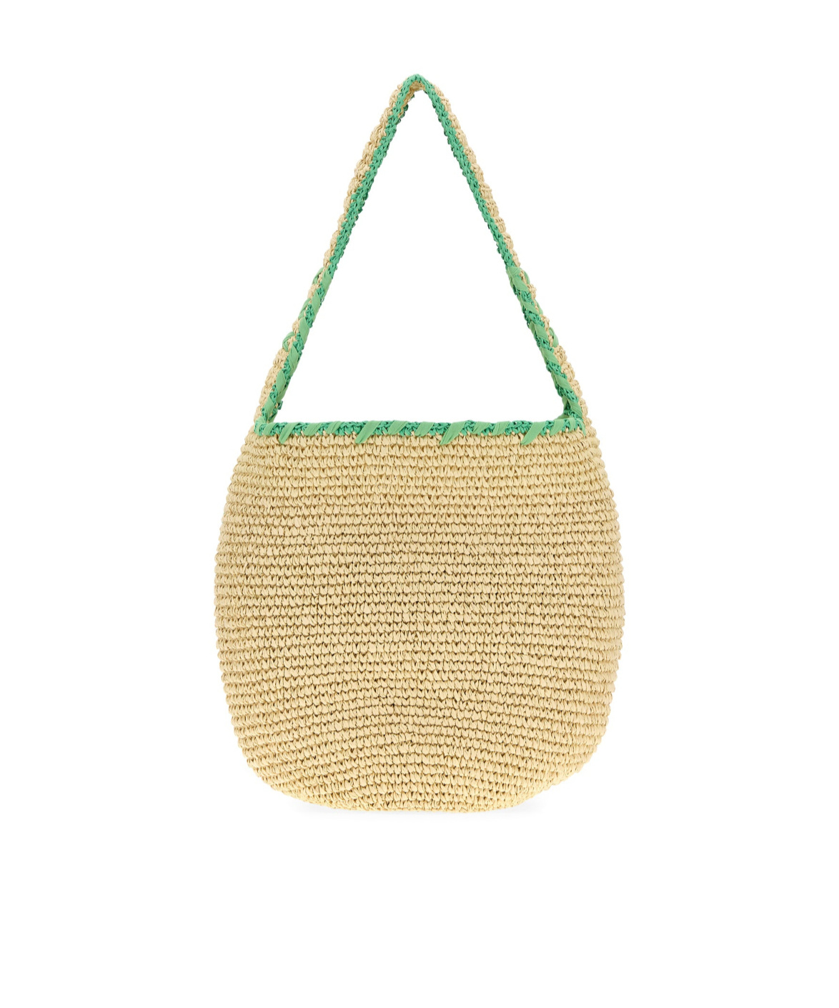 Marni Large Logo-embroidered Raffia Tote Bag In Neutral