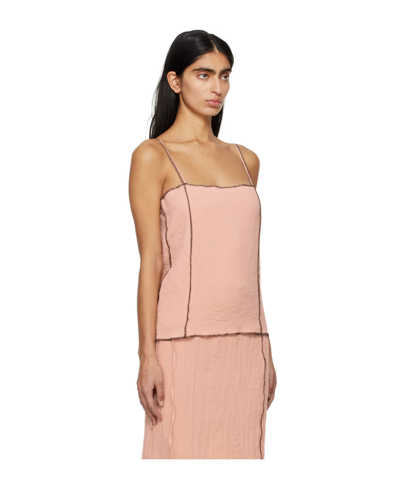 Baserange Pink Shok Tank Top In Pink