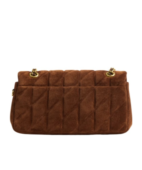 Coach Tabby 26 Quilted Shoulder Bag In Brown