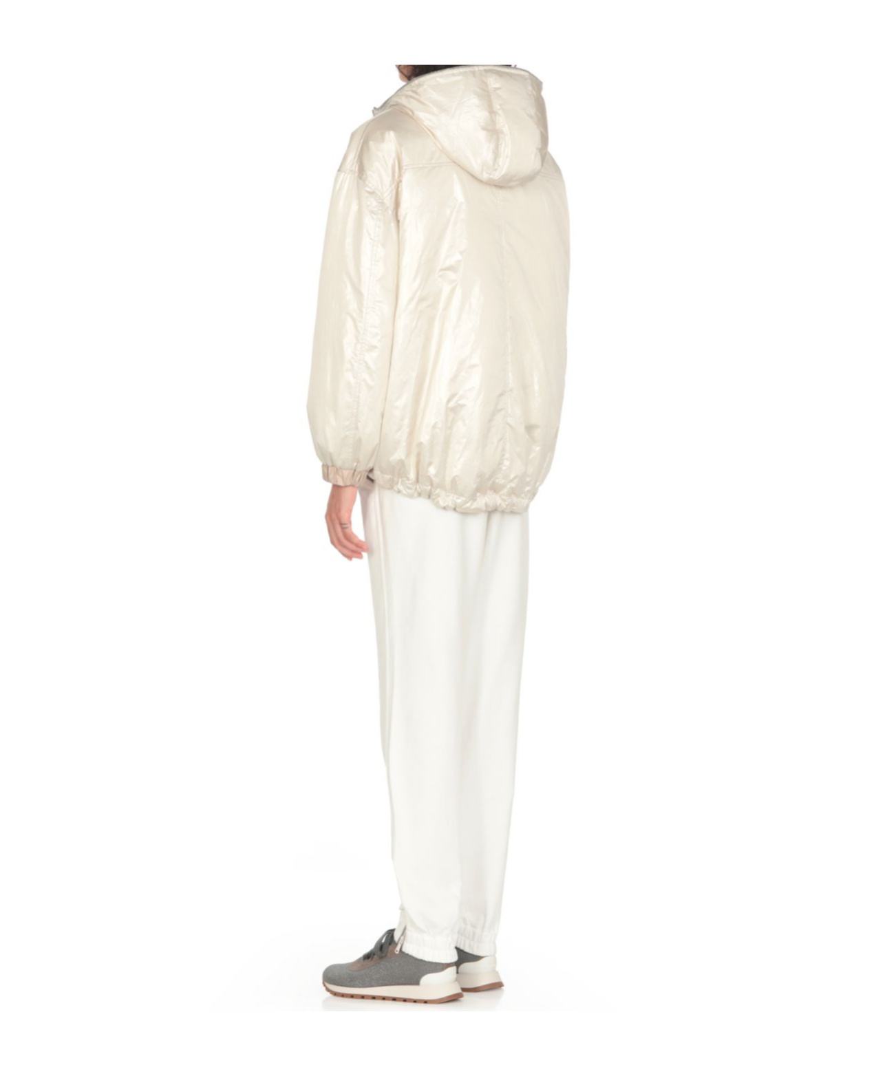 Brunello Cucinelli Revers Quilt In White