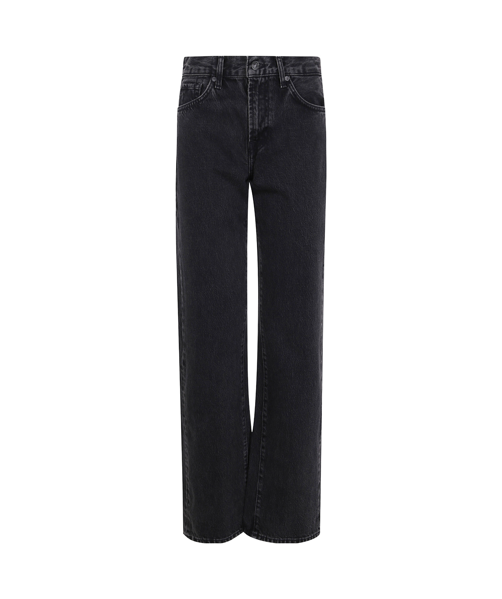 7 For All Mankind Multi-pocket Jeans In Black