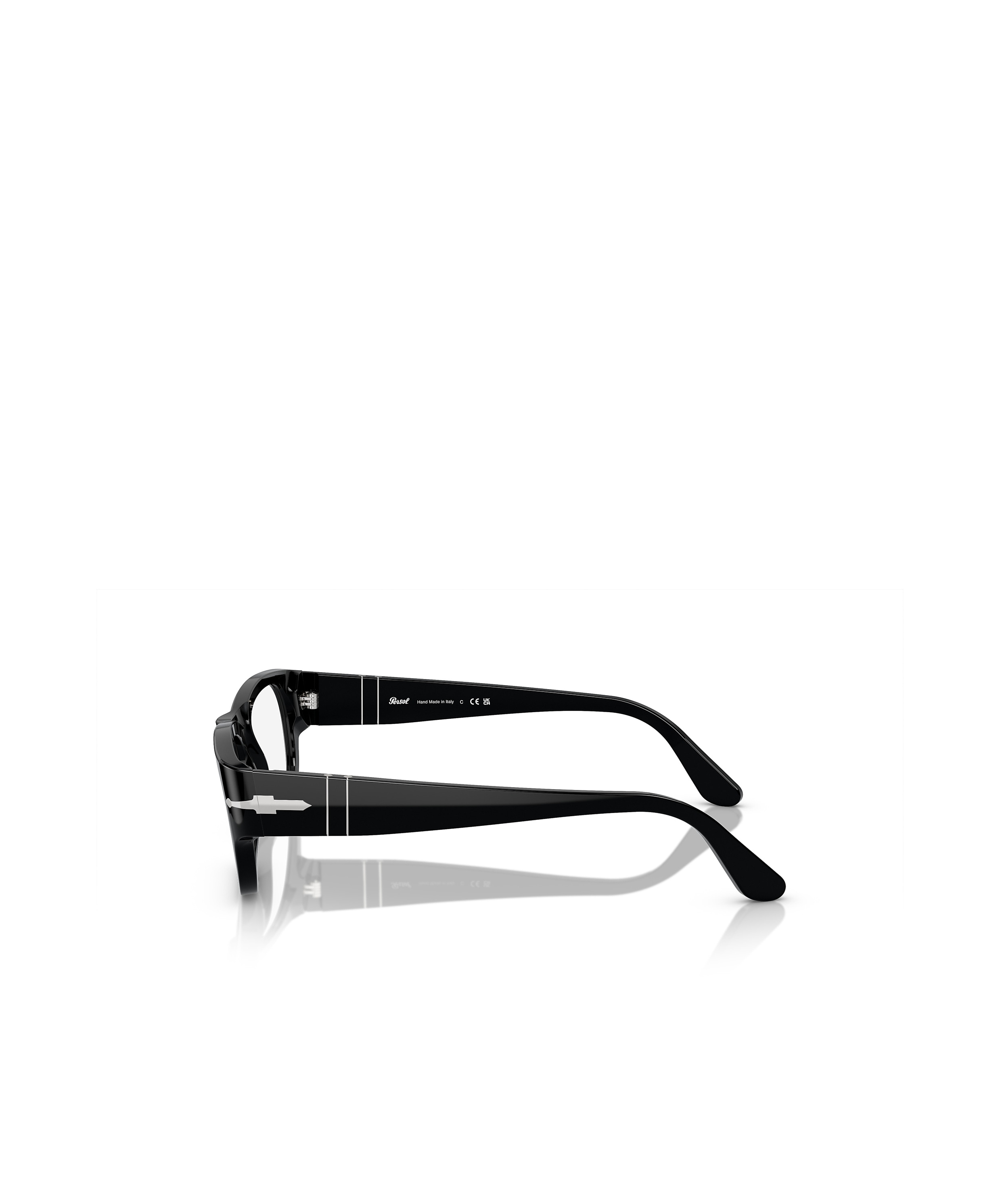 Persol Rectangular Frame Glasses In Black