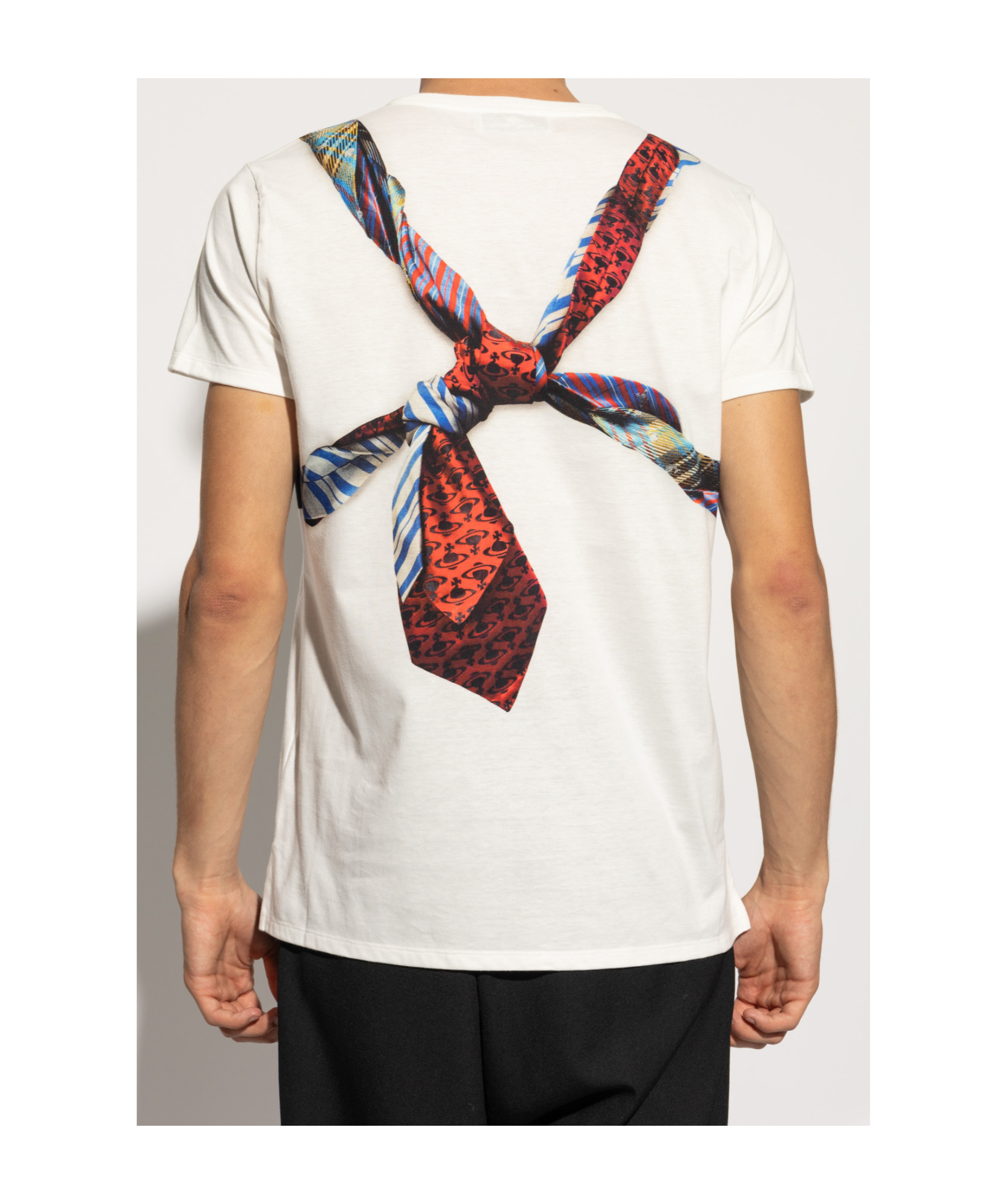 Vivienne Westwood Orb-embroidered T-shirt In White