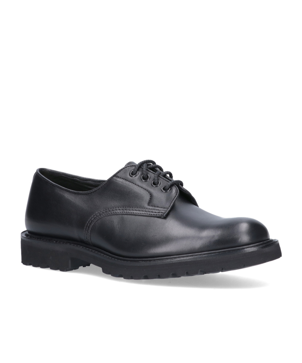 Tricker's Daniel Lace-up Loafers In Black