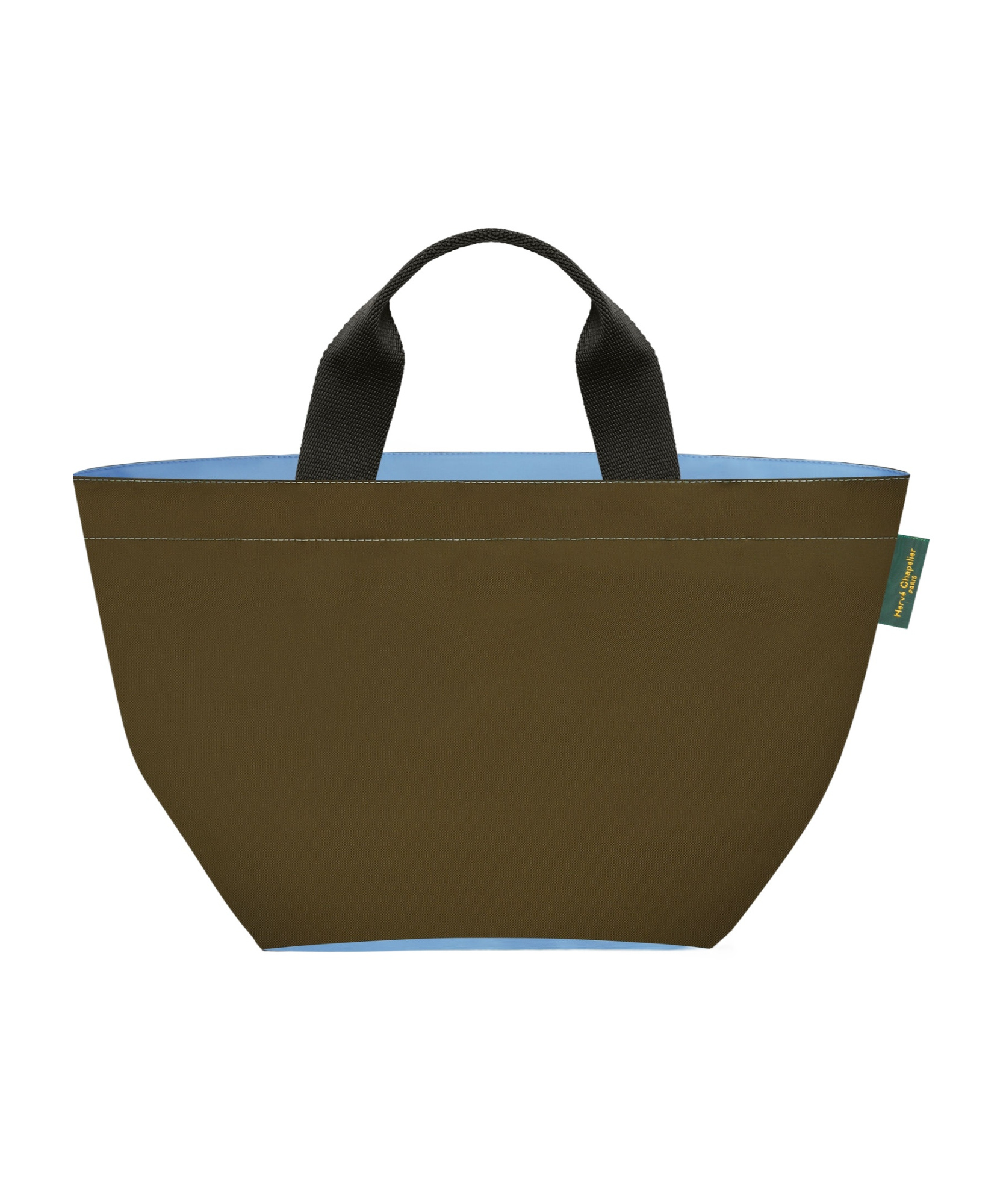 Herve Chapelier Top Handle Handbag In Brown