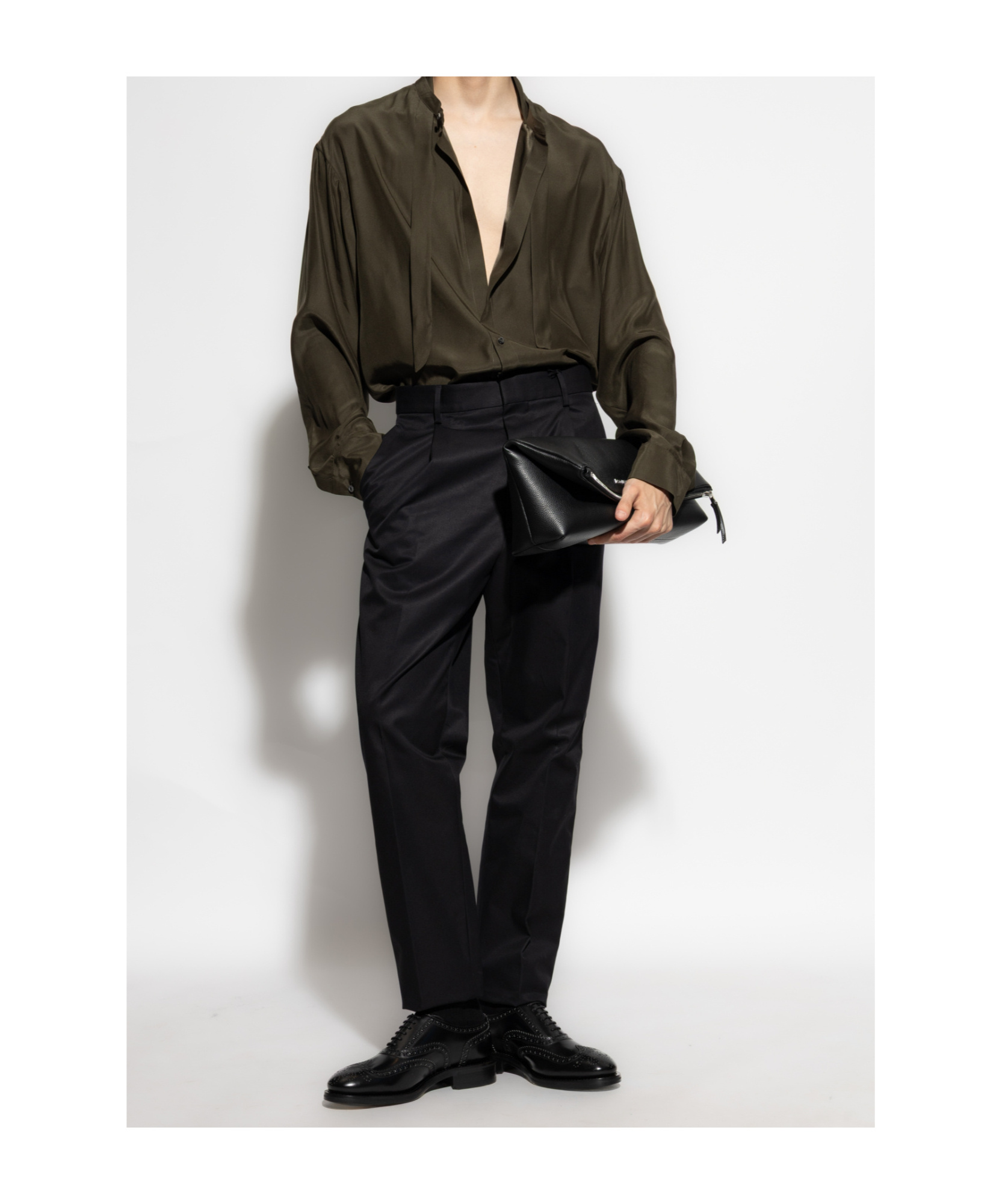Dsquared2 Belt Loops Slacks In Black