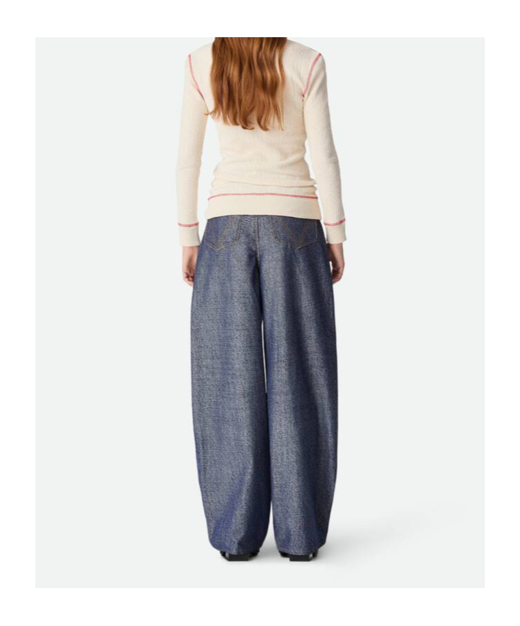 Bottega Veneta Belt-loop Jeans In Gray