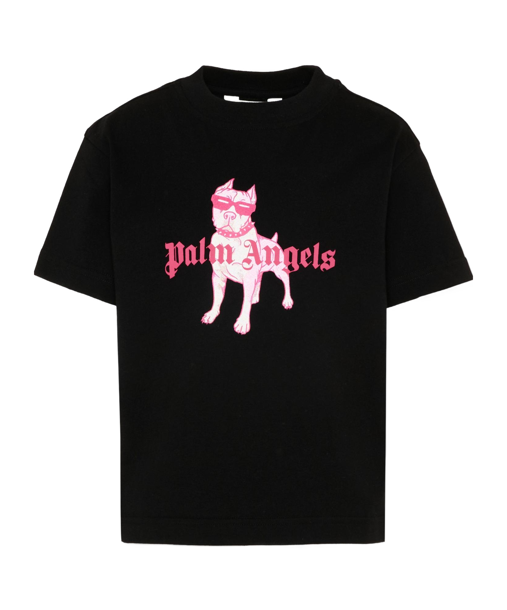Palm Angels Short-sleeves T-shirt In Black
