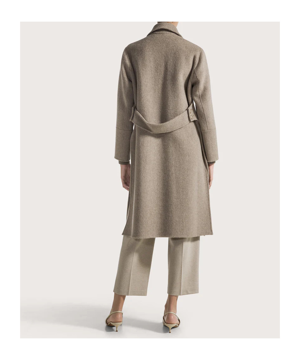 Seventy Straight-line Coat In Green