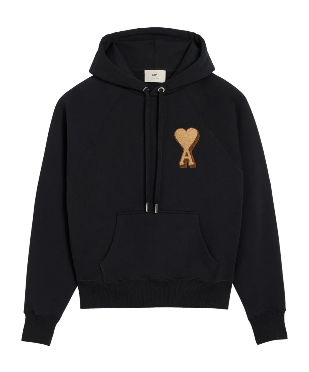 Ami Alexandre Mattiussi Ami Sweatshirt Hoodie With Adc Pa Men In Black