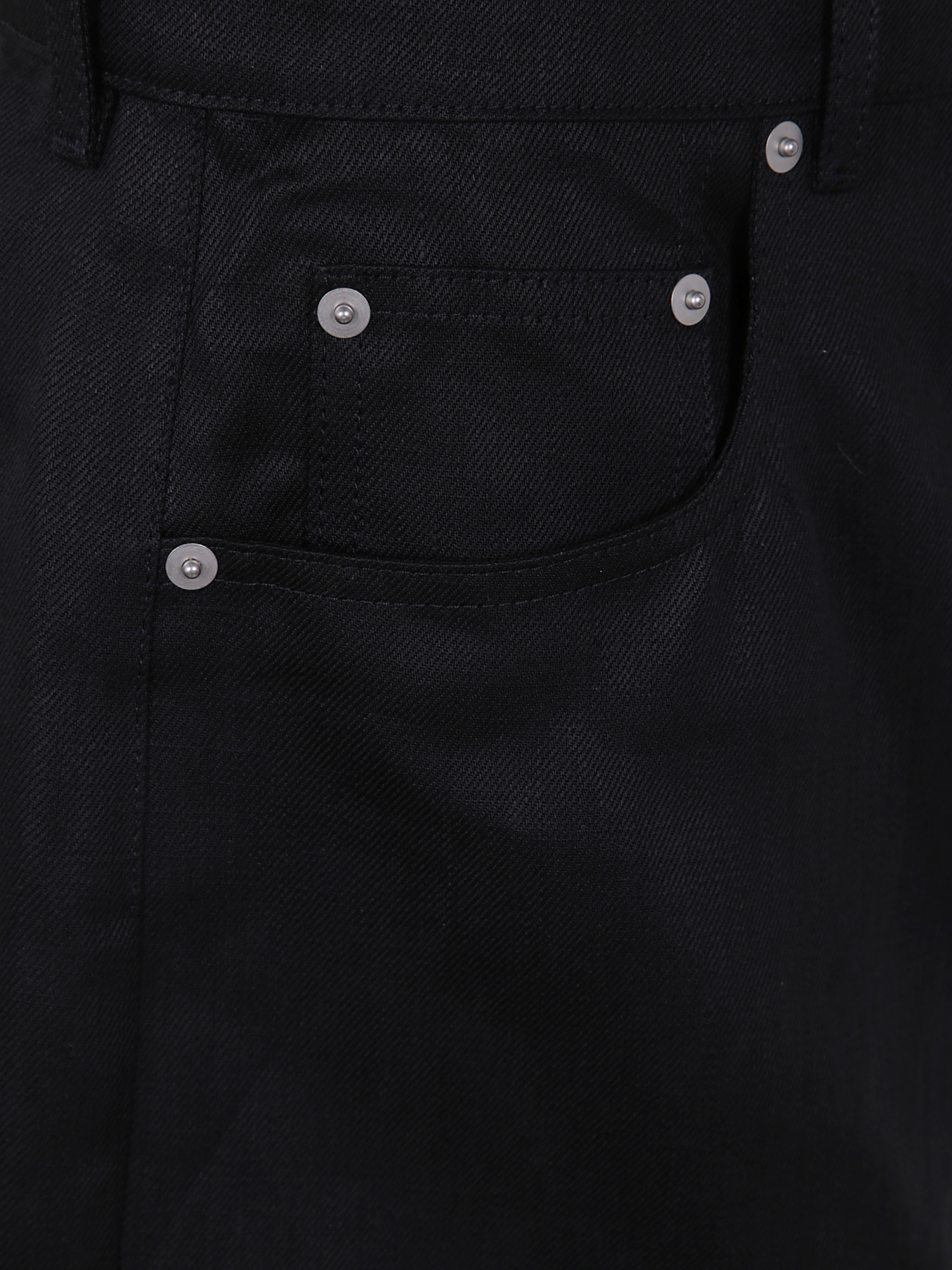 Rick Owens Geth Cutoff Shorts In Black