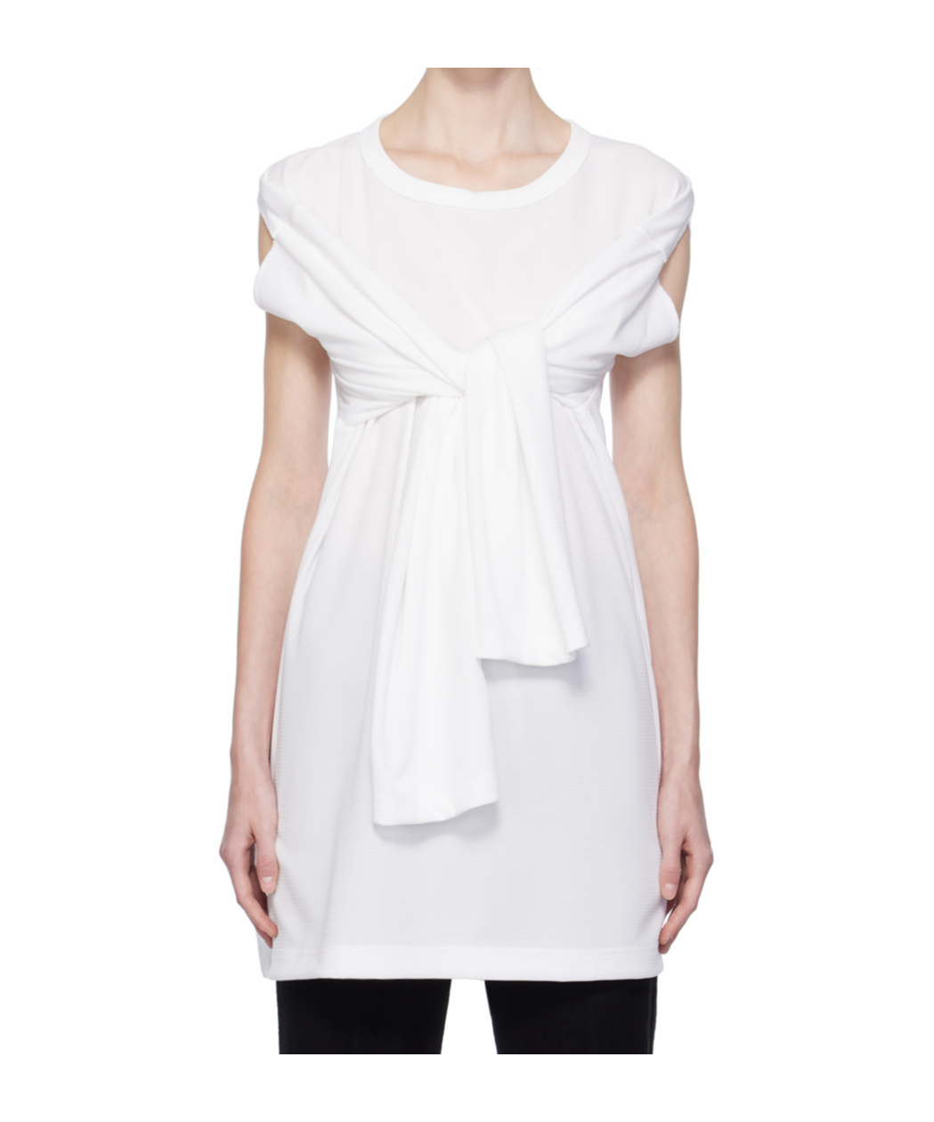 COMME DES GARÇONS CUTOUT LONG SLEEVE T-SHIRT 