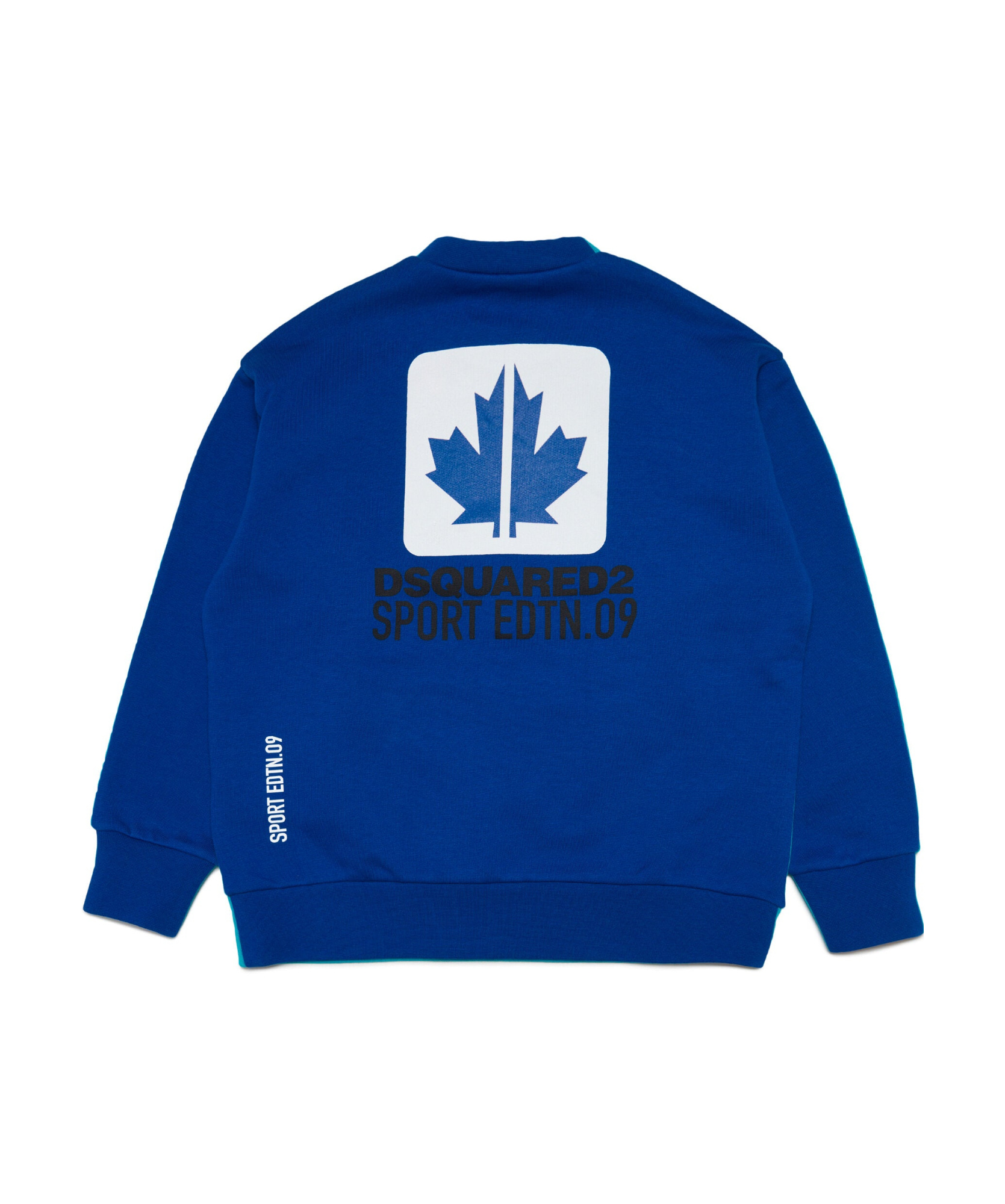 Dsquared2 Logo-print Reversible Sweatshirt In Blue