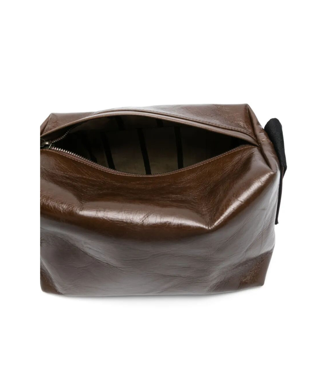 Uma Wang Medium Leather Shoulder Bag In Black