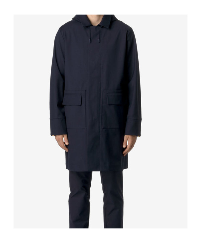K-way Erhal Tech Wool Blend In Black