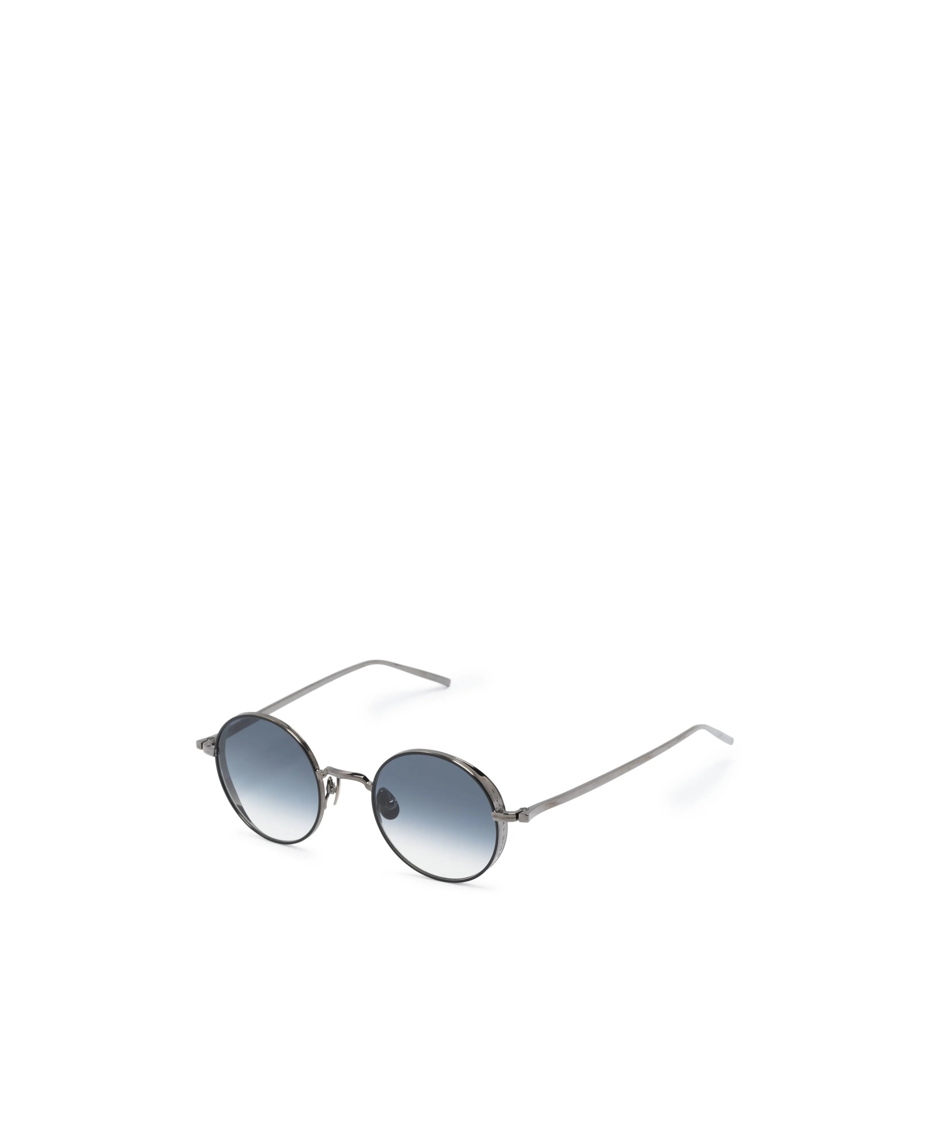 Matsuda M3087 Rounded-frame Sunglasses In Blue