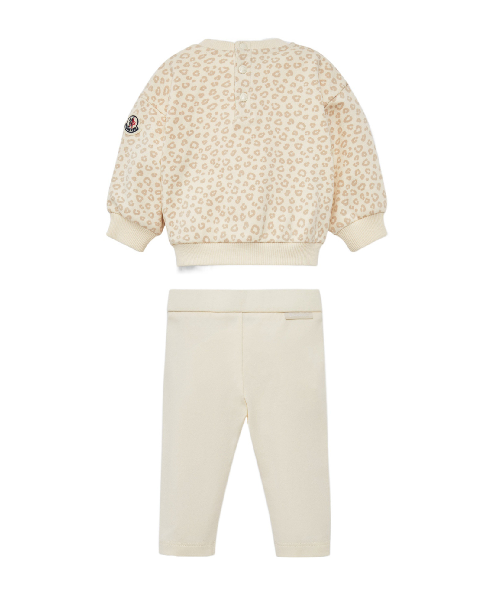 Moncler Logo-print Tracksuit Set In White