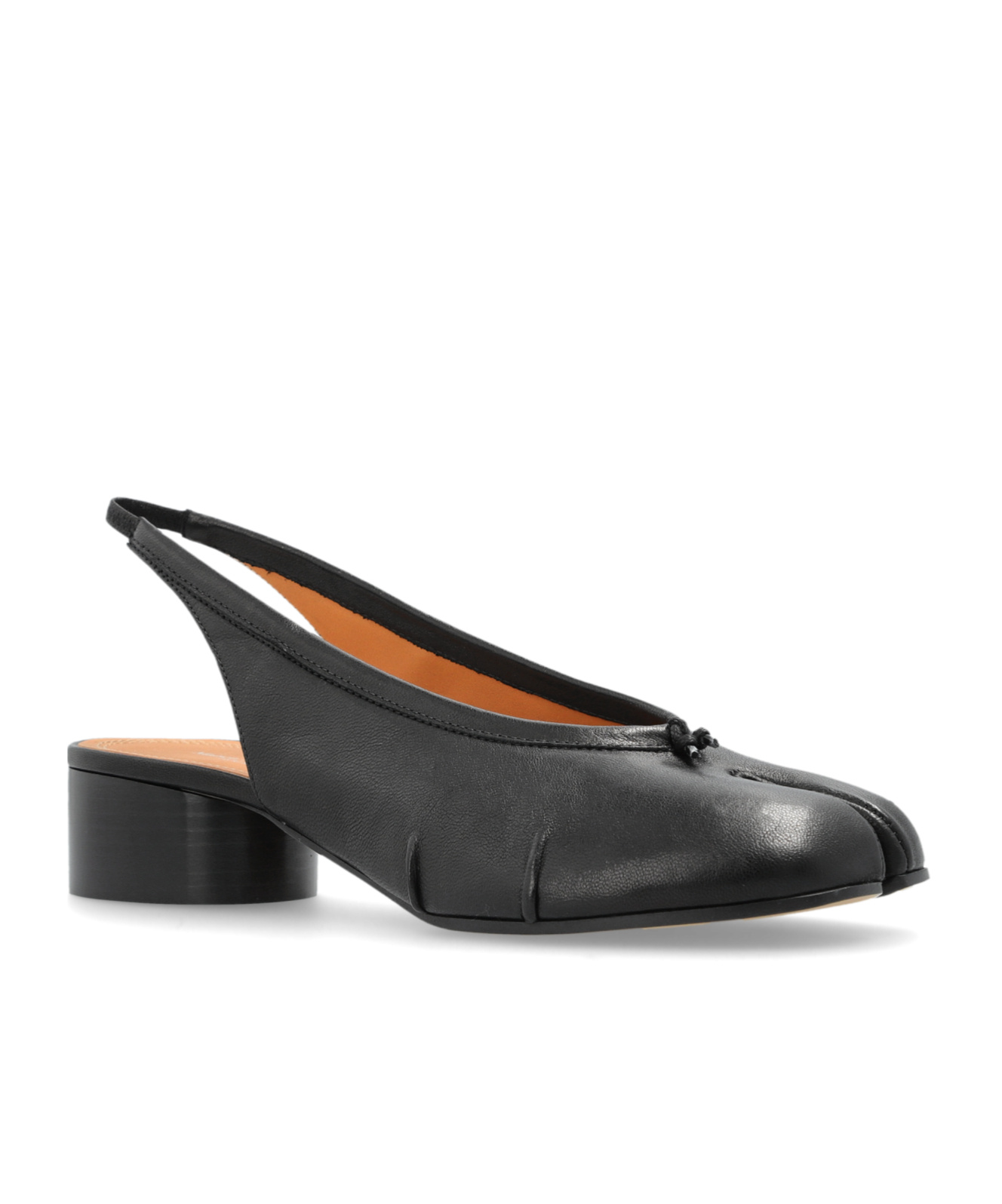 Maison Margiela Tabi Toe Heeled Shoes In Black