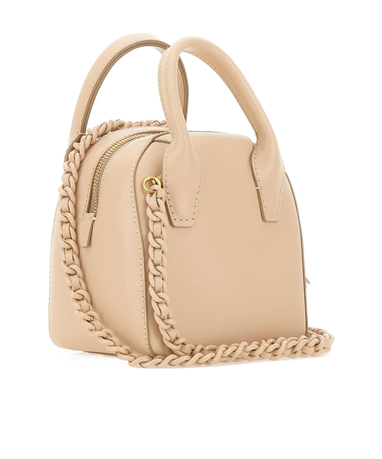Gianni Chiarini Sabrina Chained Handbag In Nude