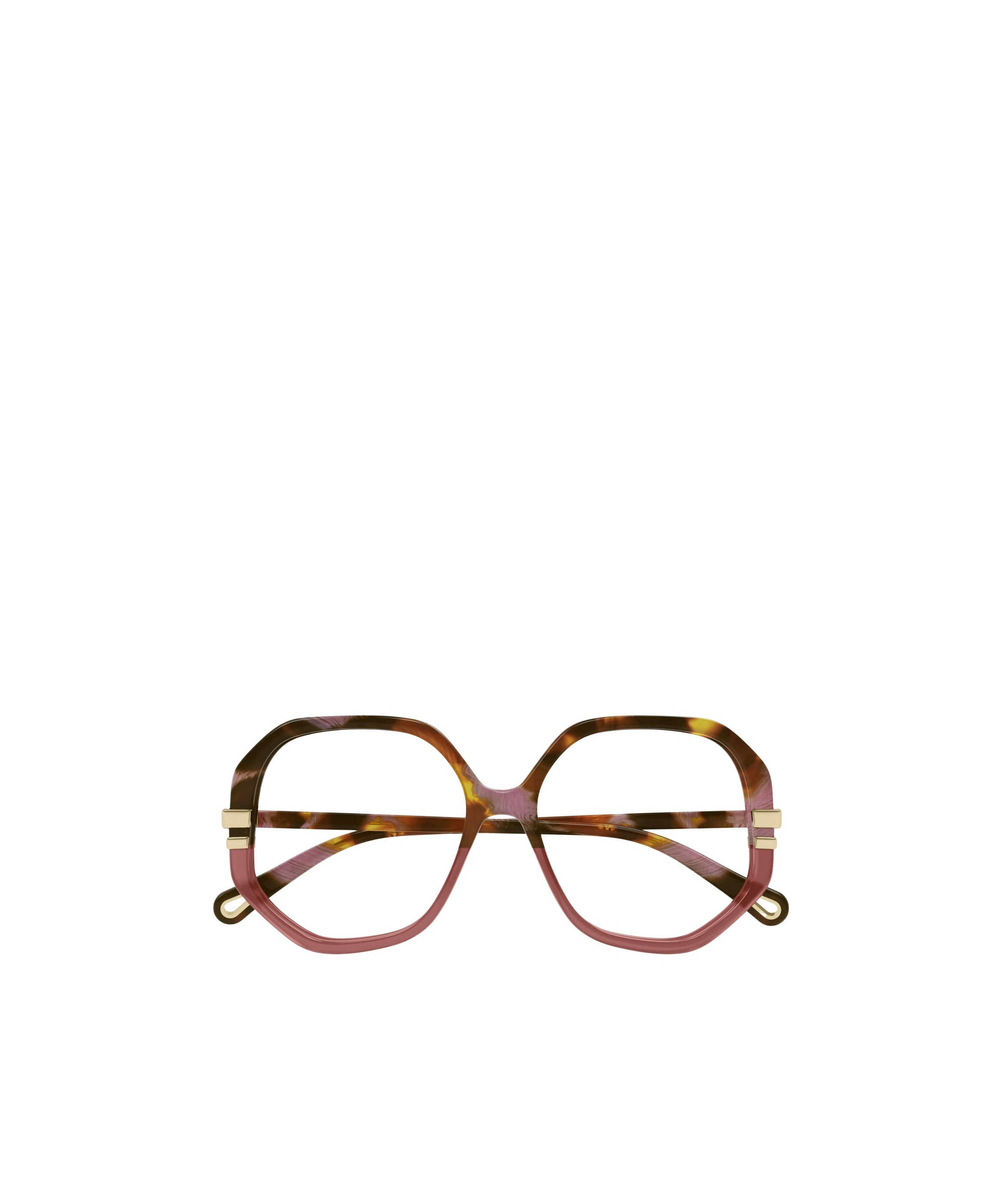 Chloé Geometrically Framed Flat Mirror In Brown