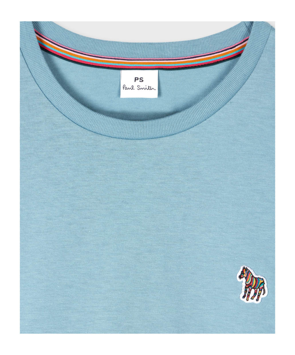 Ps By Paul Smith Zebra Short Sleeve T Shirt In Blue