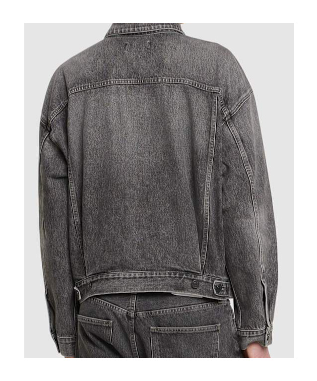 Agolde Stefano Flap-pocket Jacket In Blue