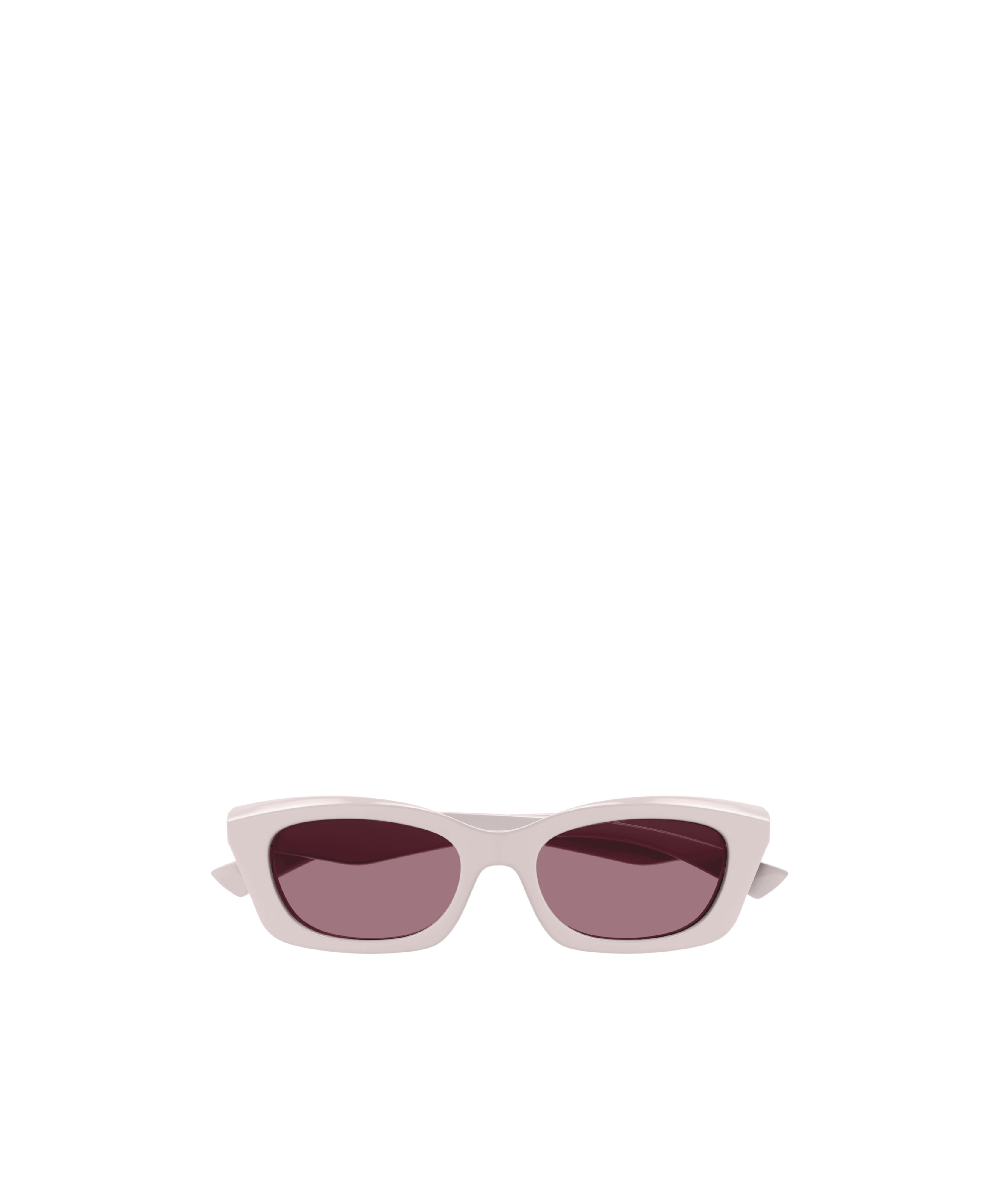 Alexander Mcqueen Geometric Sunglasses In Pink