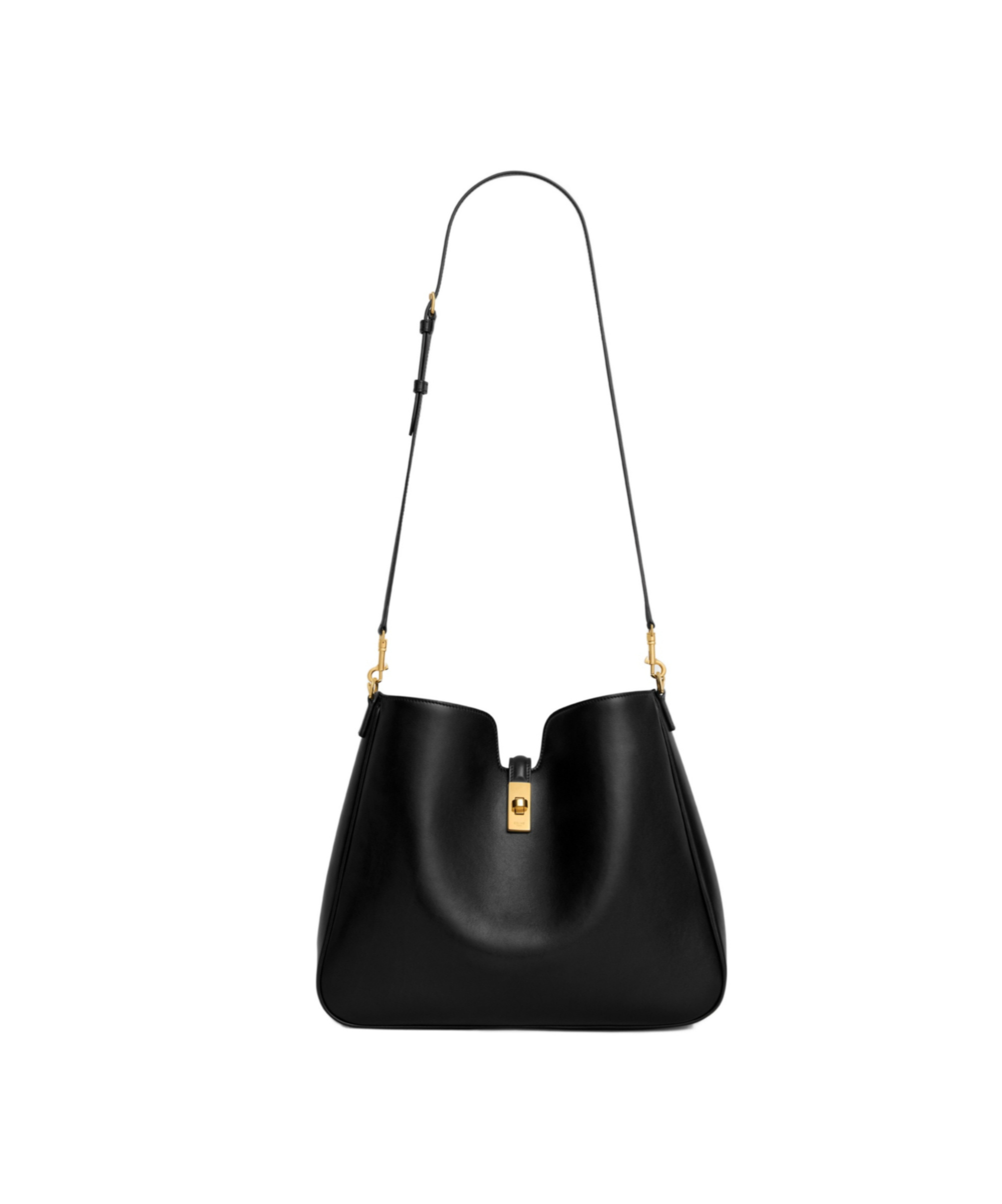 Celine Medium Spin-lock Shoulder Bag In Black