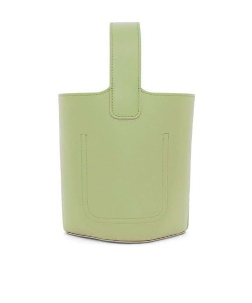 Loewe Women's Medium Pebble Bucket Bag In Green