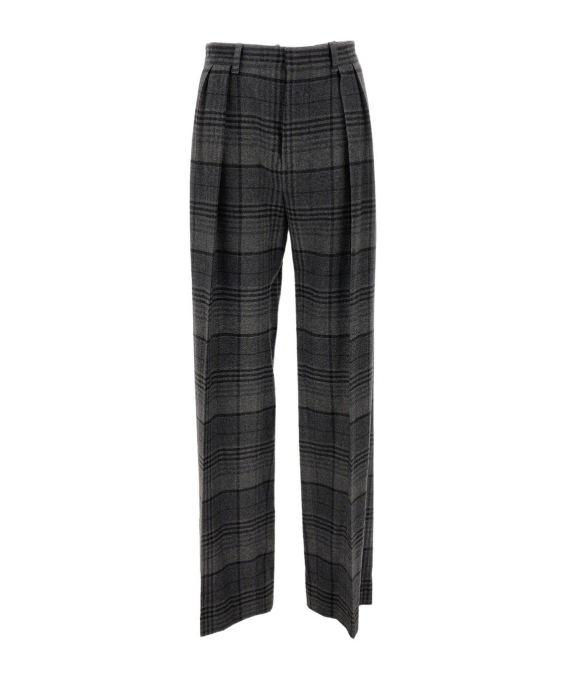 Ralph Lauren Collection Jody Plaid Pants In Gray