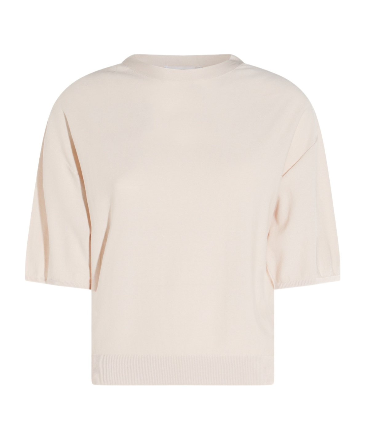 Antonelli Round Neck Short Sleeve T-shirt In Neutral