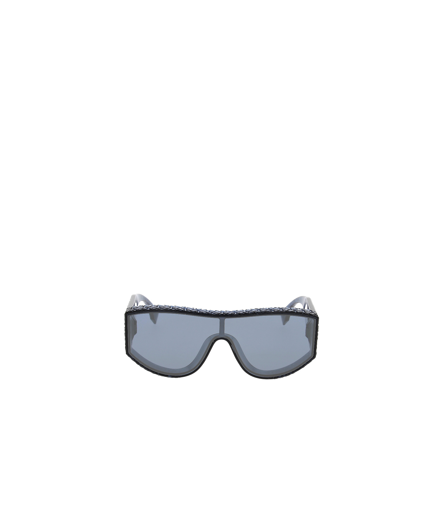 Fendi Eyewear Shield-frame Sunglasses In Blue