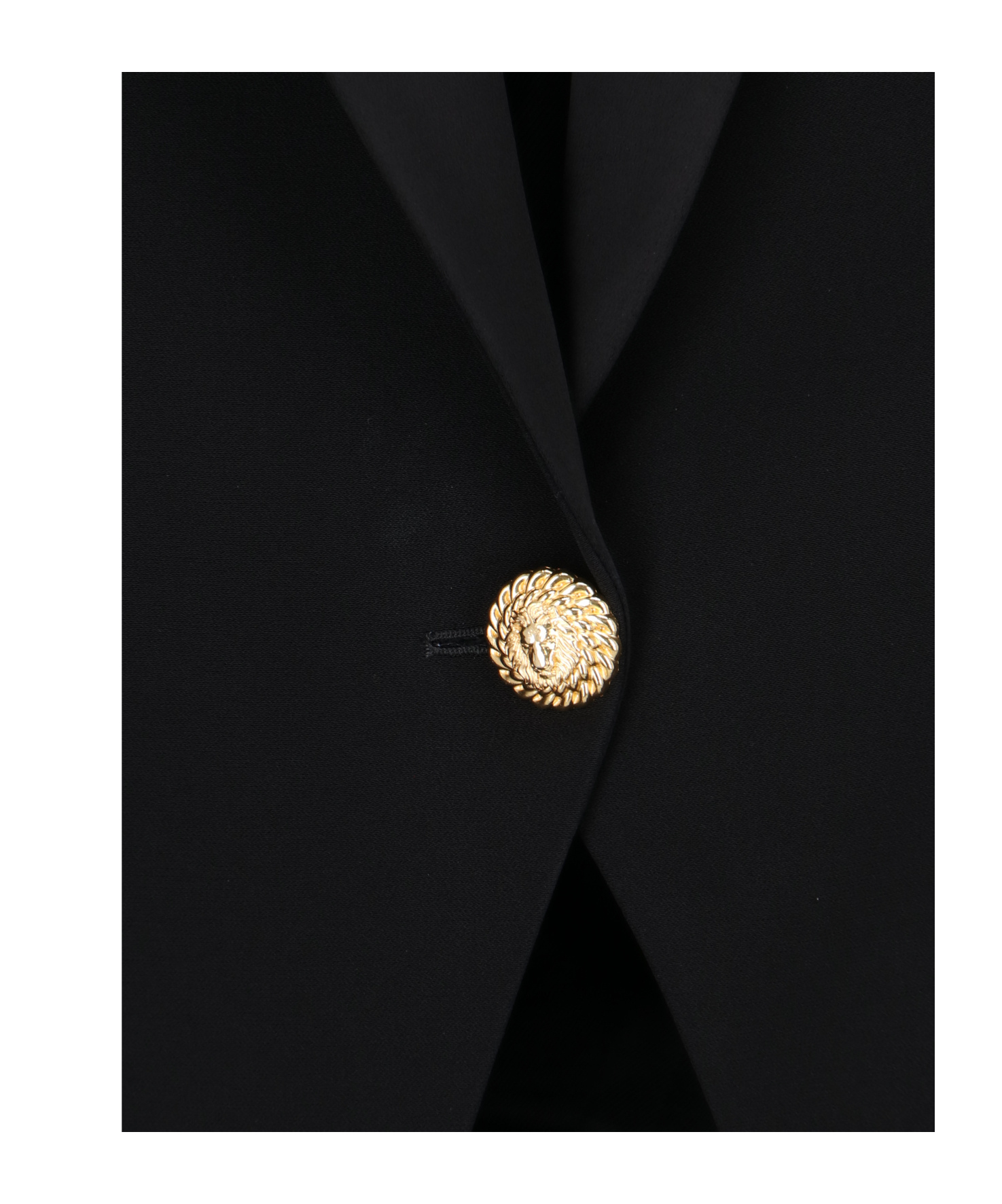 Balmain Cotton-blend Single-breasted Blazer In Black