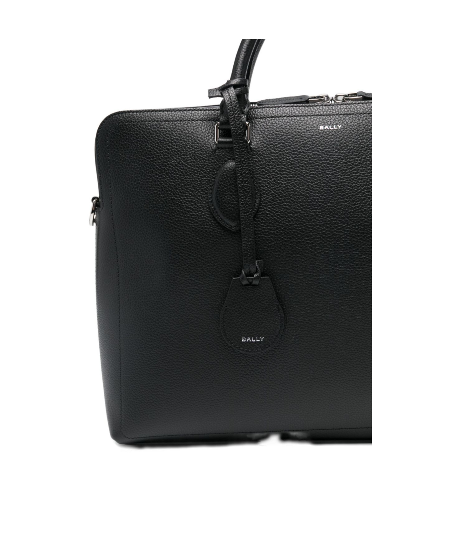 Bally Capitol Leather Top-handle Briefcase In Black