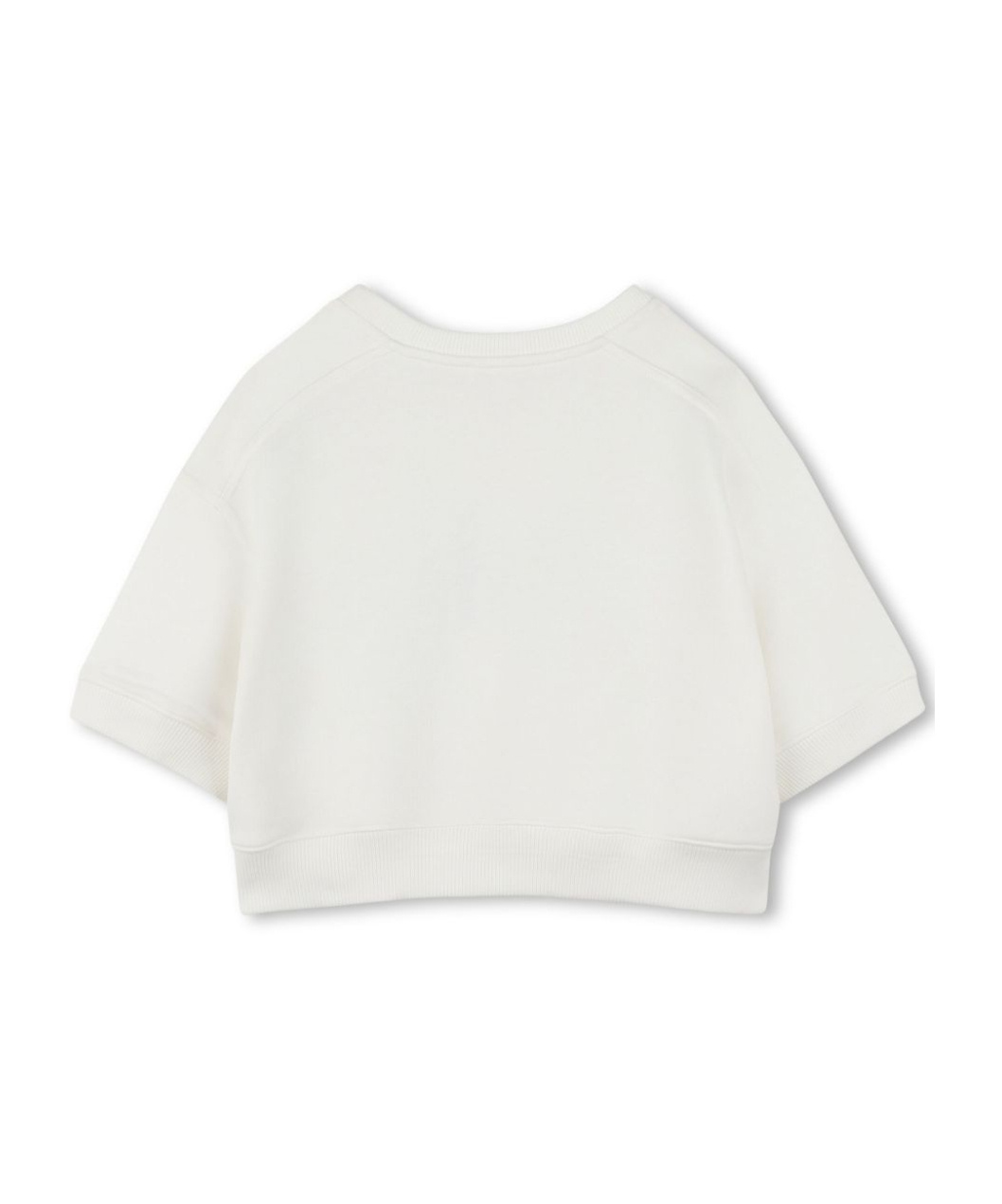 CHLOÉ CHLOÉ KIDS LOGO PRINTED CREWNECK SWEATSHIRT