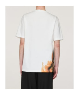 Y-3 Adidas Short Sleeve T-shirt In White