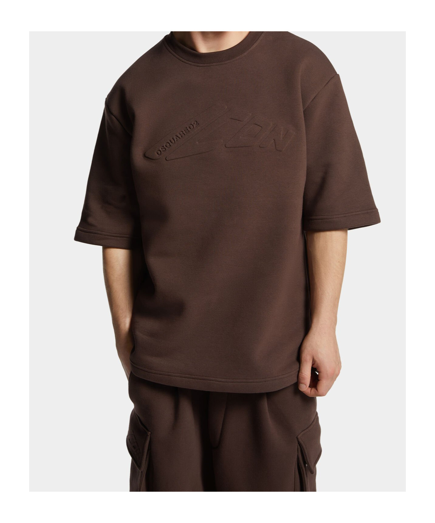 Dsquared2 Dsquared Men "icon New Generation" T-shirt In Brown