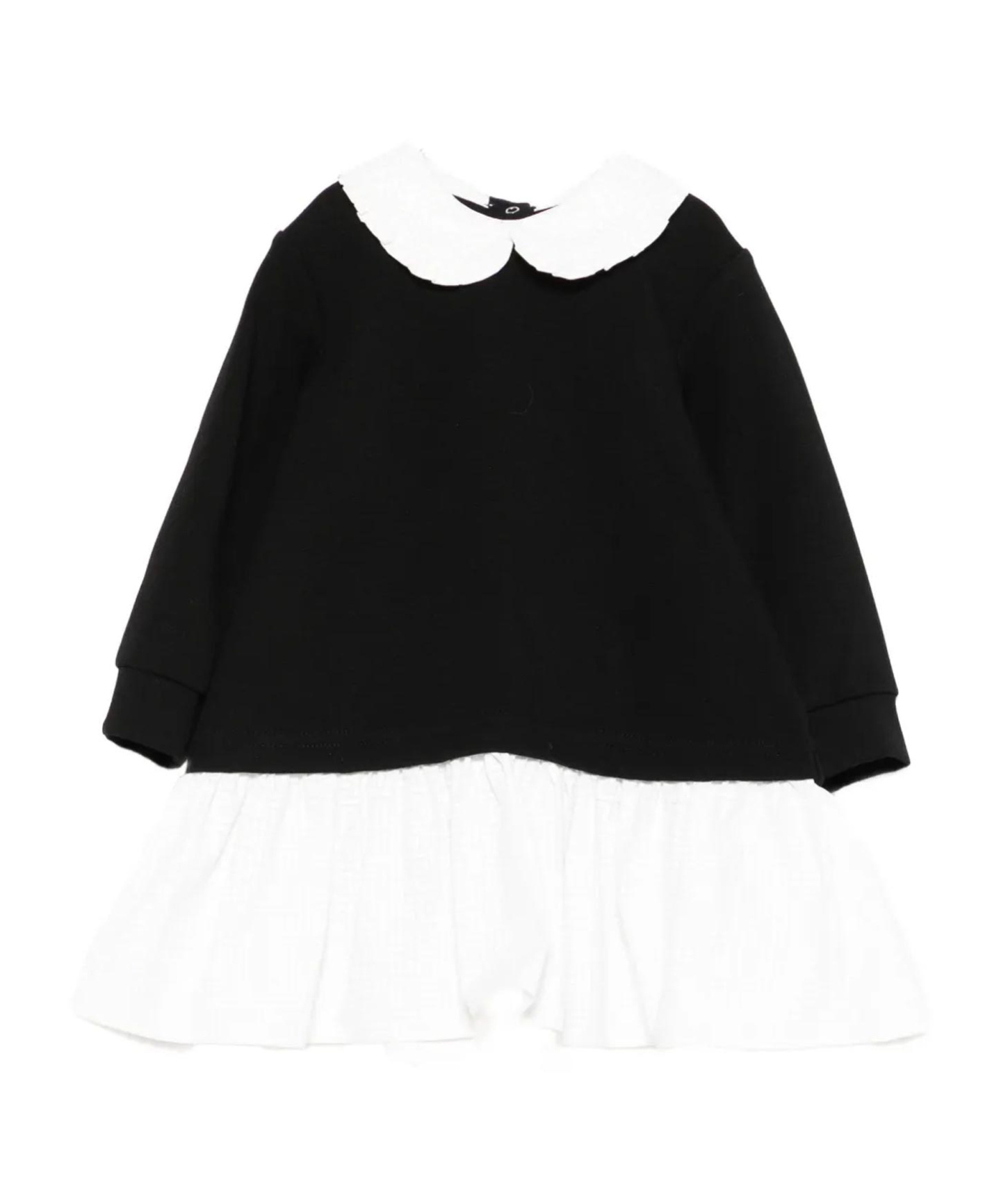 Balmain Peter-pan Collar Dress In Black