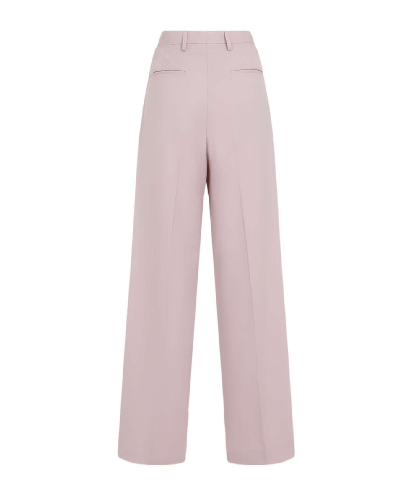 Shop Dries Van Noten Wide-leg Pleated Trousers In Pink