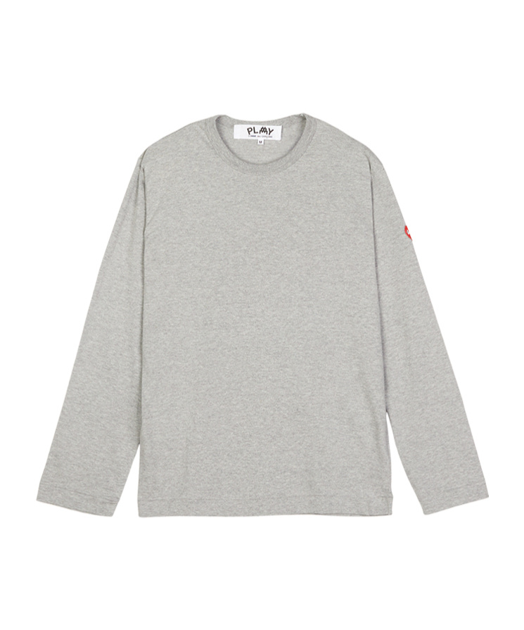 Comme Des Garçons Heart-patch Long-sleeves T-shirt