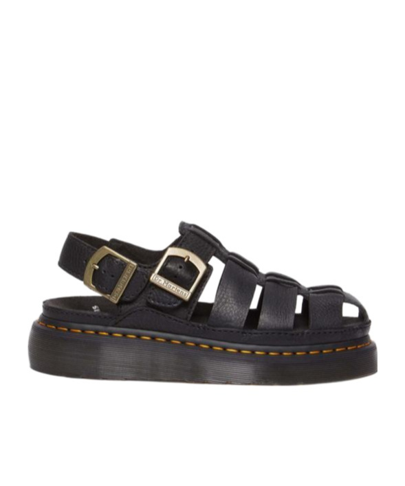 Dr. Martens Wrenlie Fisherman Sandal In Black
