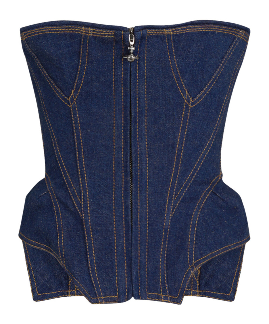 VIVIENNE WESTWOOD ZIPPERED BRA