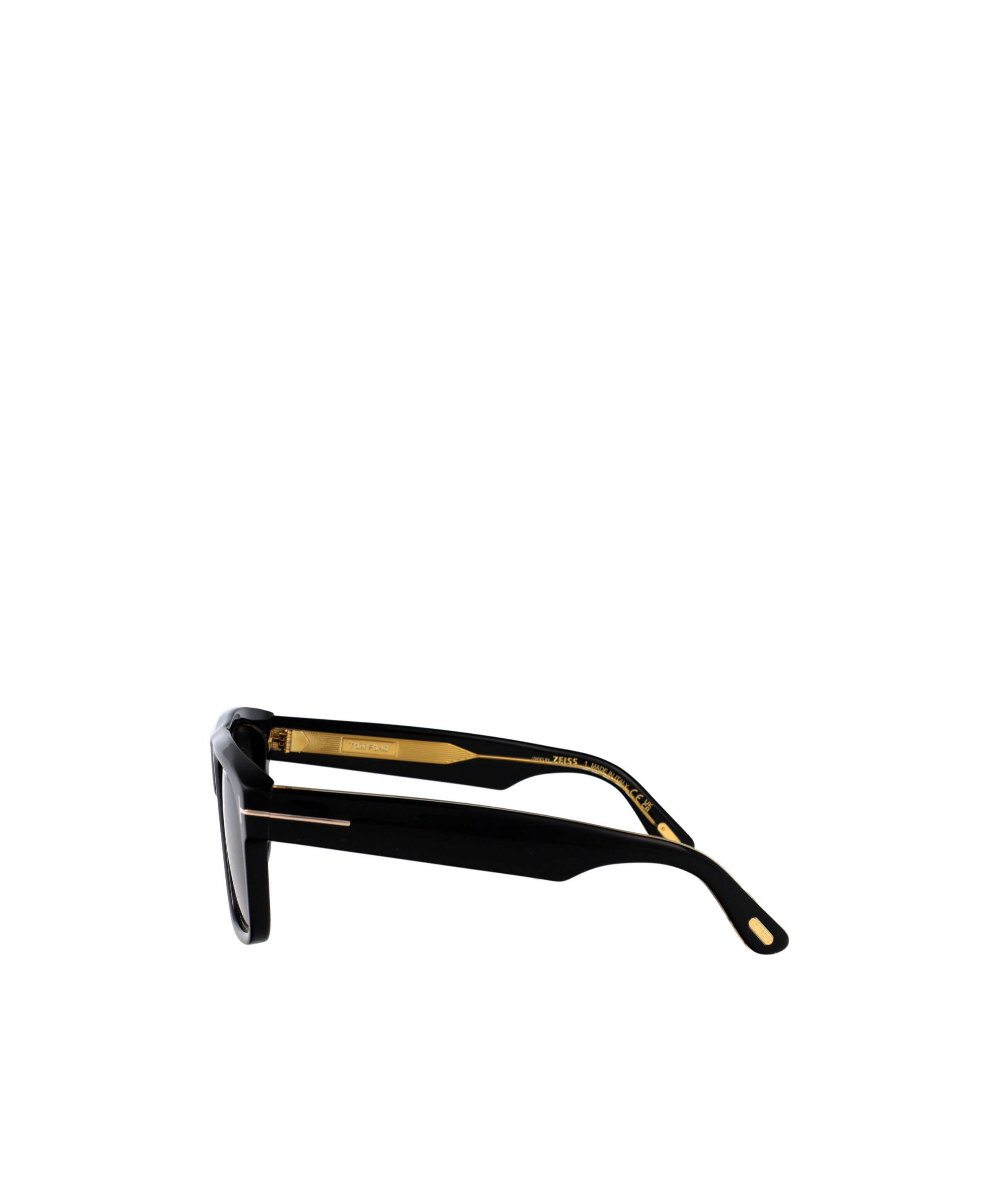 Tom Ford Geometric Frame Sunglasses In Black