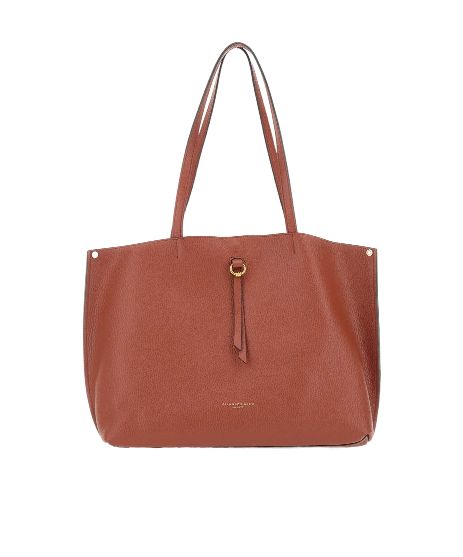 Gianni Chiarini Tassel-detail Leather Tote Bag In Brown