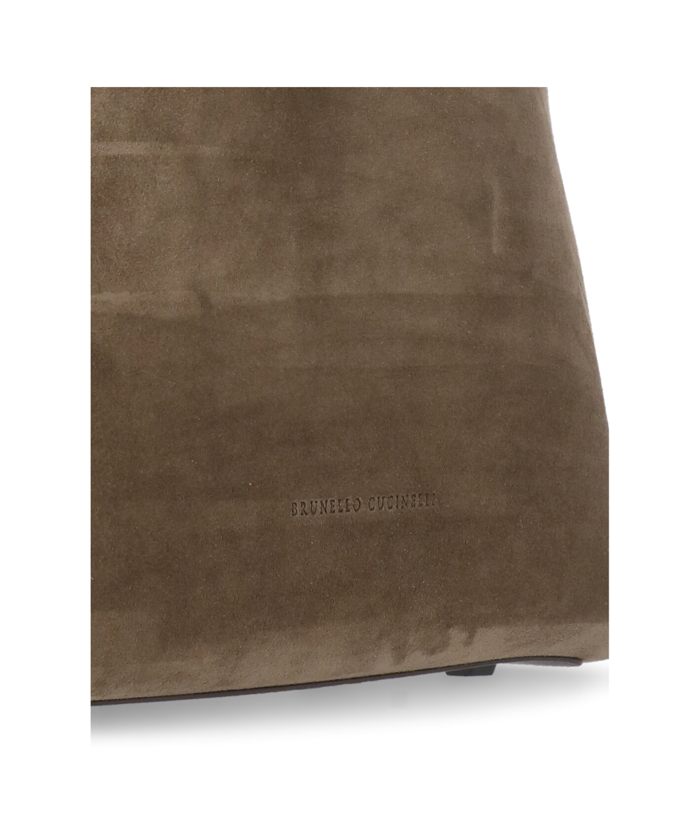 Brunello Cucinelli Suede Tote Bag In Brown