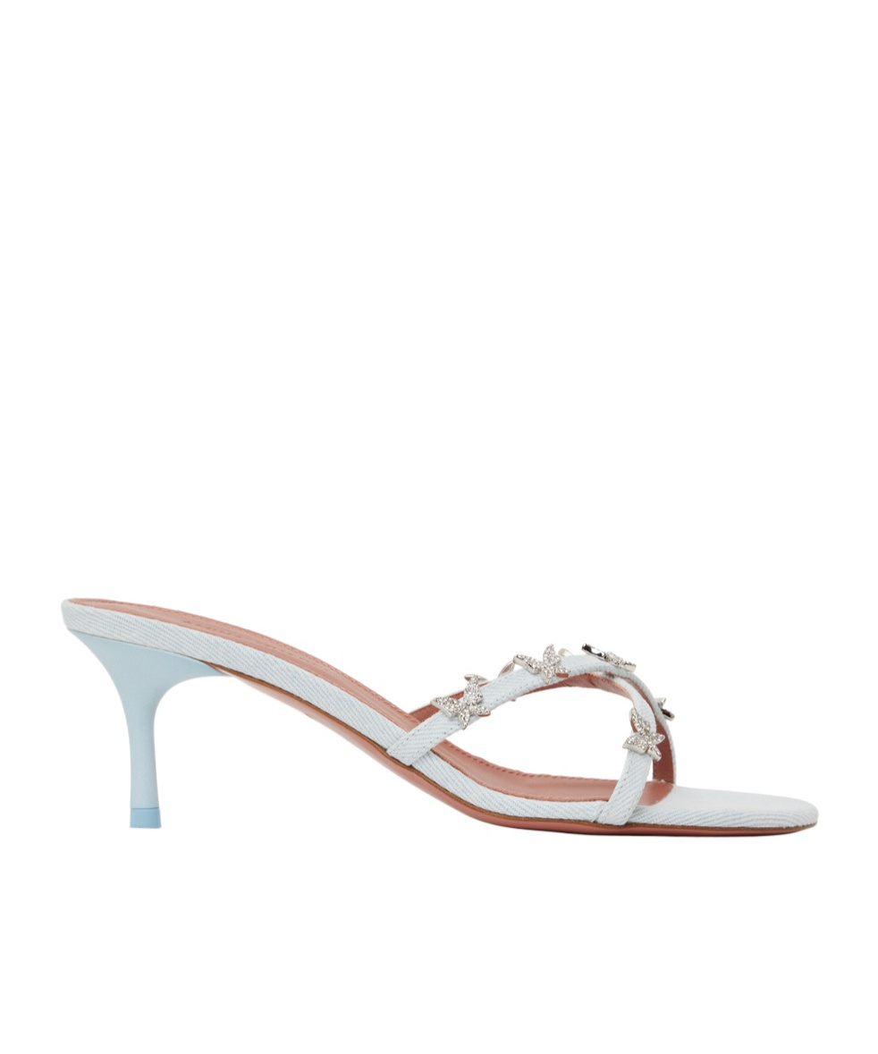 AMINA MUADDI DEBORA 60 CROSS-STRAP HIGH-HEELED SANDALS 