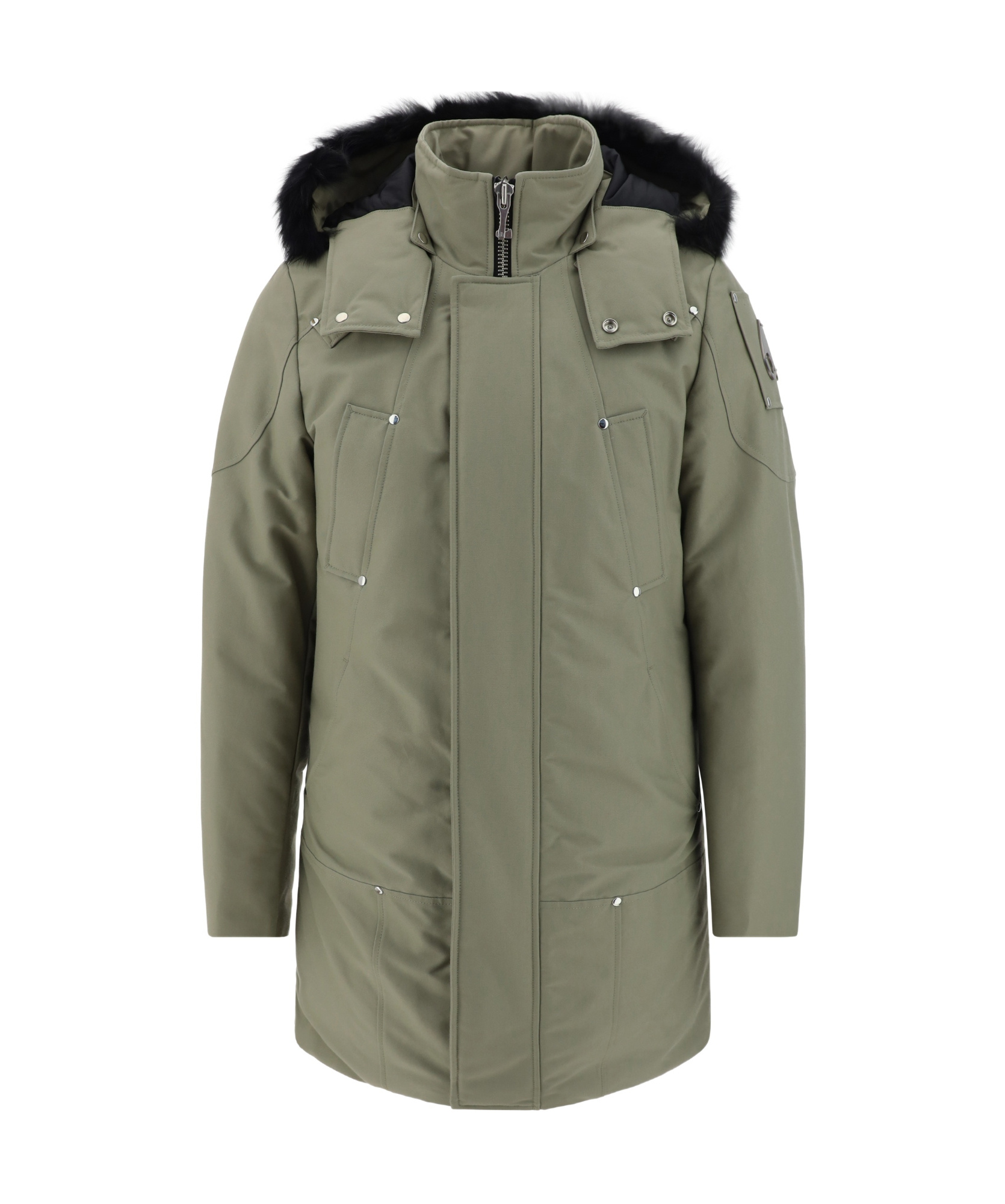 MOOSE KNUCKLES LONG-SLEEVED DOWN PARKA COAT 